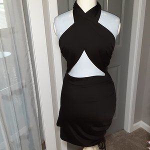 💰 3/$25.00 Women's black dress by D & M Size Large NWT (No price on tag).